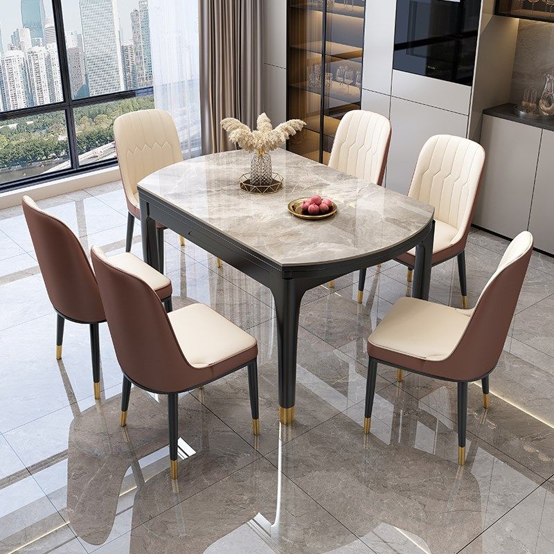 岩板餐桌可伸缩方圆两用家用小户型实木折叠现代简约轻奢可变圆桌,搬运/仓储/物流设备,其他起重搬运设备,淘宝优惠券,粉丝福利购,淘宝优惠卷