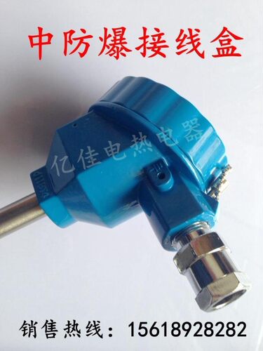 Pt100防爆热电阻 WZP-240 螺纹安装防爆热电偶 温度传感器探头
