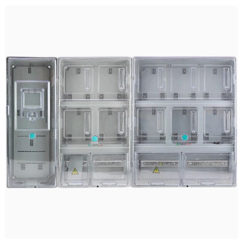 单相4户电表箱6位电箱8防水10明装12成套14透明16塑料户外配电箱