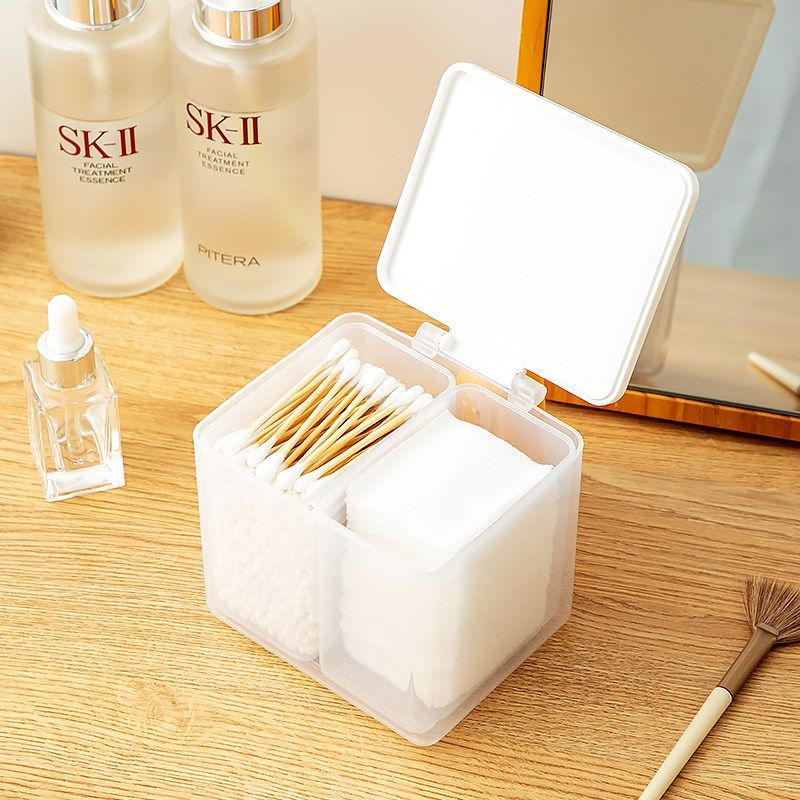 透明化妆棉收纳盒桌面梳妆台化妆盒家用防尘棉签盒杂物宿舍女,搬运/仓储/物流设备,其他起重搬运设备,淘宝优惠券,粉丝福利购,淘宝优惠卷