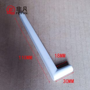 L型钢玉陶瓷钉电炉耐火钉高温炉钉保温炉用挂电炉丝陶钉刚玉挂钉