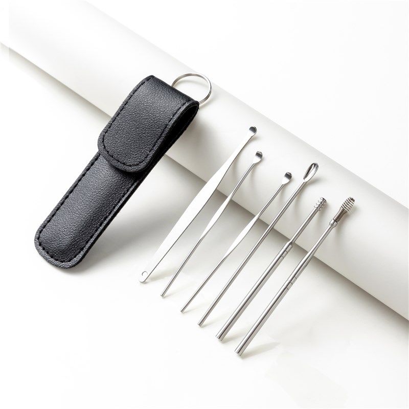 便携式不锈钢挖耳勺套装掏耳朵神器螺旋式采耳工具掏耳勺六件套,搬运/仓储/物流设备,其他起重搬运设备,淘宝优惠券,粉丝福利购,淘宝优惠卷