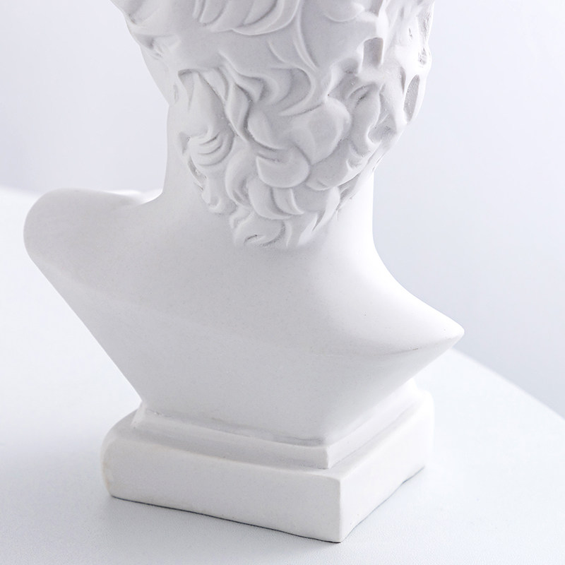 ins复古插花花瓶大卫雕像 化妆刷桶客厅家居石膏雕塑干花装饰摆件,搬运/仓储/物流设备,其他起重搬运设备,淘宝优惠券,粉丝福利购,淘宝优惠卷