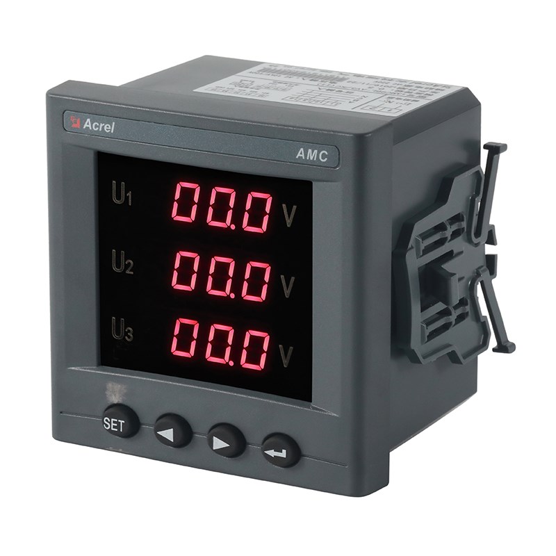 安科瑞AMC96-AV3三相数显电压表 LED屏 可带三路4-20mA输出 报警
