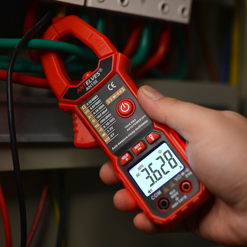 新款中文语音播报钳形表智能无需换档钳形万用表电工钳流表电流表