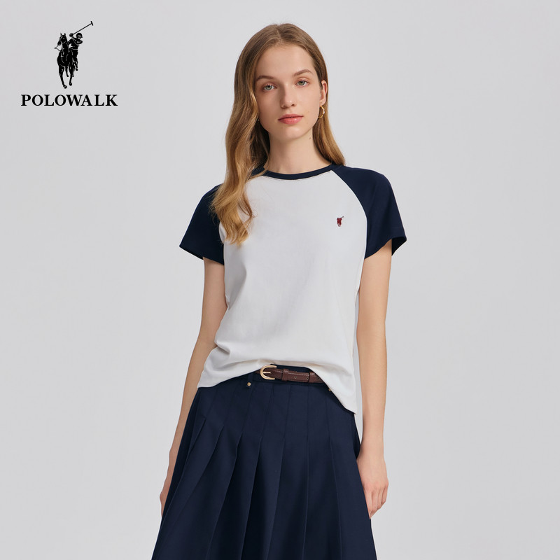 POLOWALK短袖圆领半袖女图片