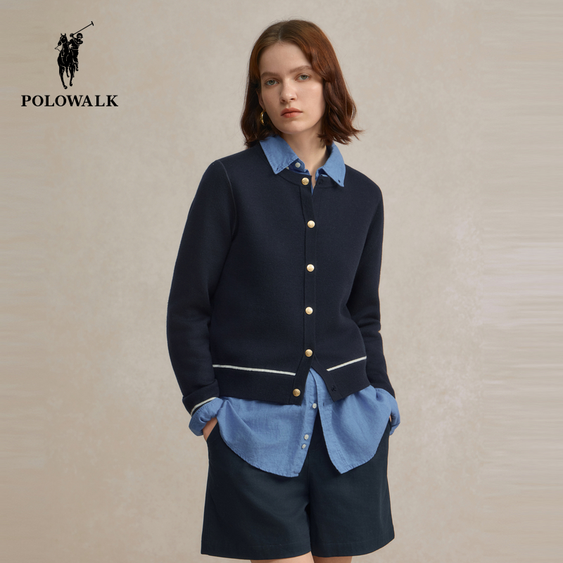 POLOWALK女士长袖针织衫