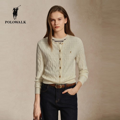 POLOWALK2026秋季新品长袖针织衫