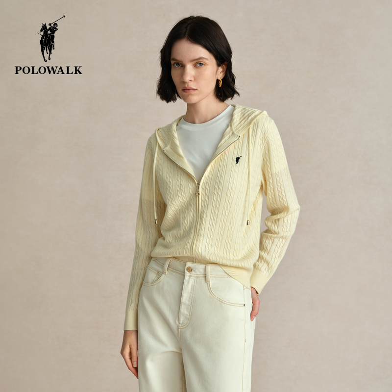 POLOWALK女士针织开衫