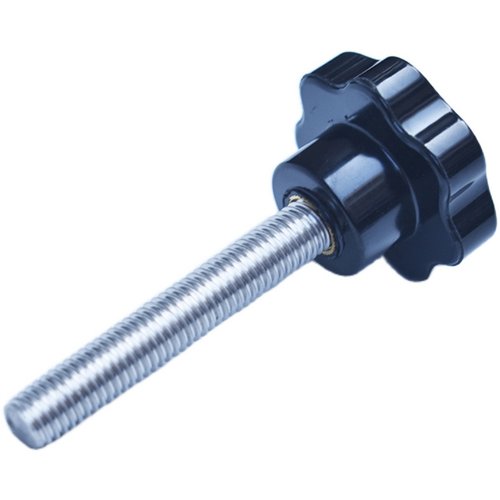 304不锈钢梅花手柄螺丝 星形把手 胶木手拧螺钉 七星塑料旋钮