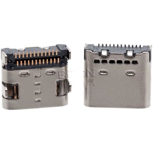 24PIN 母座双排贴片 有柱六孔 TYPE 板上 2401C 24P 双排六孔