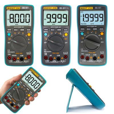 ZOTEK众仪电测ZT301 ZT302 ZT303数字高精度数显式自动量程万用表