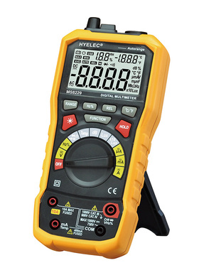 华谊MS8229多功能数字万用表自动量程水电工表电压表电容笔