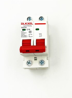 DZ47SC C16 2P   16A小型断路器 二相空气开关 小刀闸开关