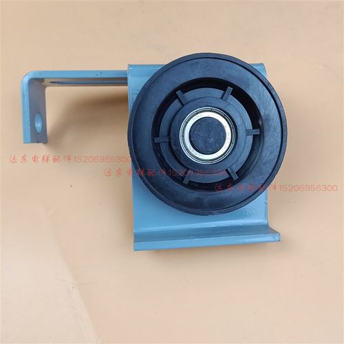 电梯门机皮带轮定滑轮组件90轿门同步涨紧轮钢丝绳16508792-A