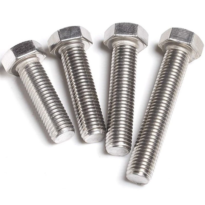 304不锈钢外六角螺栓六角头螺丝螺杆螺钉M8-M22M24M27M30M33M36