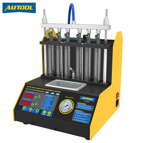 喷油嘴清洗机汽车电喷嘴试验台检测仪超声波清洗设备六缸汽修工具
