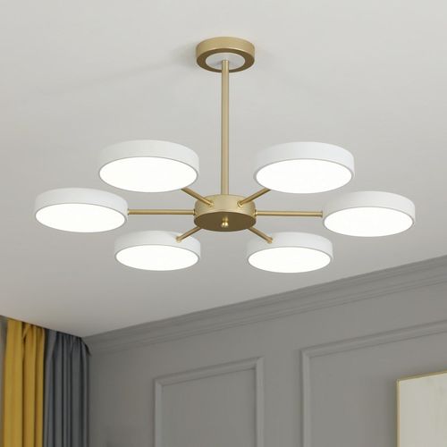 北欧客厅吊灯现代简约2024年新款大气卧室灯家Q用创意饭桌餐厅灯