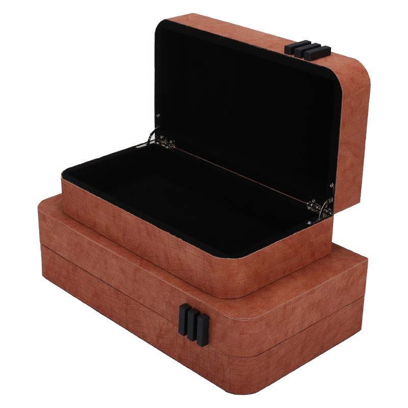 创意轻奢首饰收纳盒摆件 欧式样A板间卧室首饰盒 梳妆台家具饰品