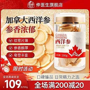加拿大进口西洋参试吃装10g