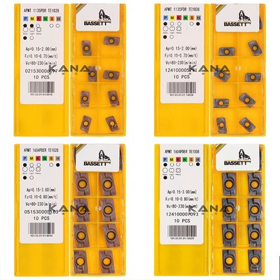 钢件不锈钢铸铁 R0.8铣刀片 APMT1135/1604PDER TE1008 1028 4408
