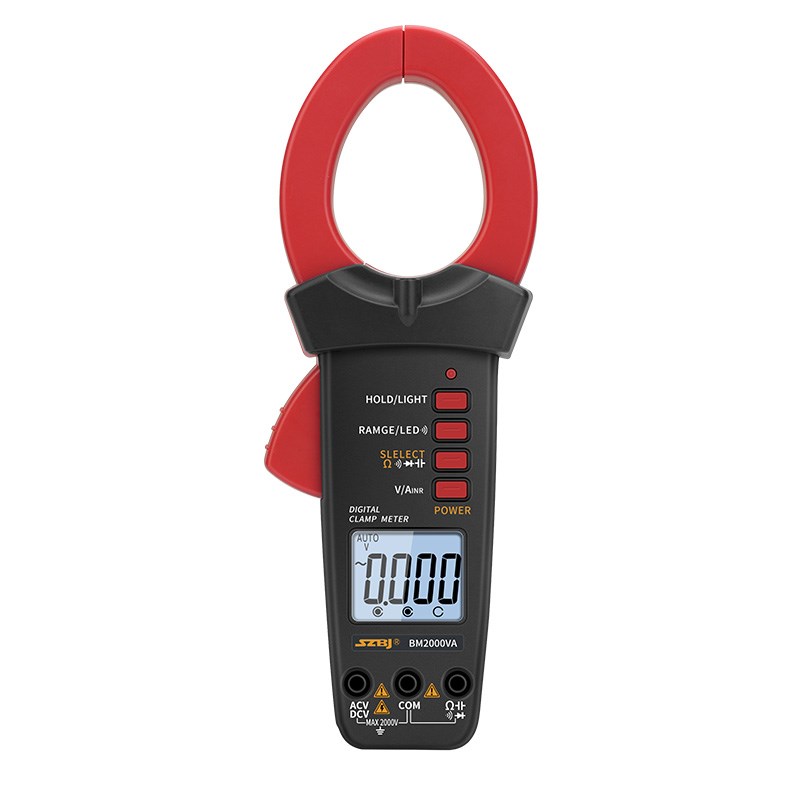 滨江大量程数字钳形万用表交直流电流表2000A高压2000V矿用钳型表