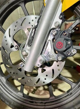 布雷博适配本田幼兽CC110改装前轮刹车小螃蟹卡钳265MM加大刹车盘