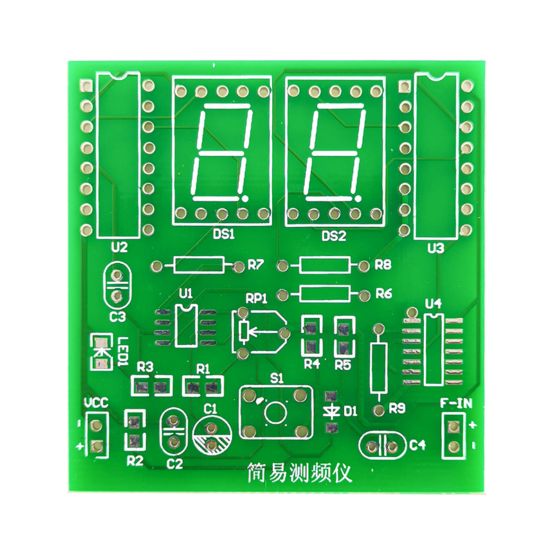 简易测频仪套件电子测量1-99Hz方波信号学生技能抽查电路JS-56-38