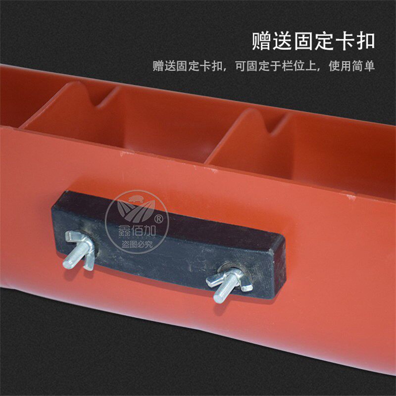 小猪料槽塑料仔猪食槽保育产床猪用食槽加厚饲料槽长方形小猪槽子