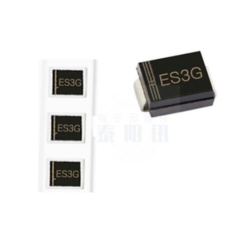 贴片超快恢复二极管ES3G SF36 SMB DO-214AA 3A/400V(50个)泰阳讯