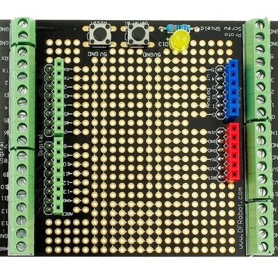 接线柱原型开发扩展板Proto Screw Shield Assembled兼容Arduino