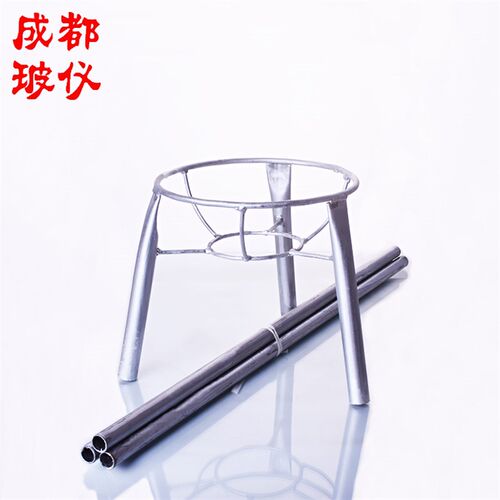 成都玻仪 分体式球形分液漏斗 锻铁/不锈钢漏斗架 2000ml~50000ml