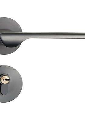 黑色通用型门锁家用室内门锁卧室门房门锁手柄五金门把手木门锁具