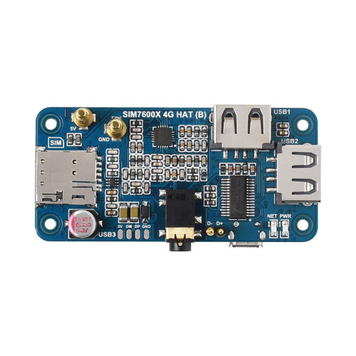 树莓派4G物联网模块 扩展板 SIM7600G-H 全球通多频段 GNSS定位