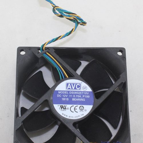 全新AVC 8CM I3/I5 4针静音CPU风扇 DS08025R12U DS08025T12U