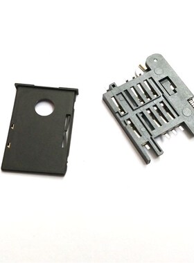 SIM卡座KF-016卡槽6+2P抽屉式 8P SIM900A卡座抽拉GPS自弹式卡座