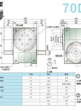 凸轮分割器45DF60DF70DF80DF110D间歇分割2/3/4/5/6/8/10/12工位