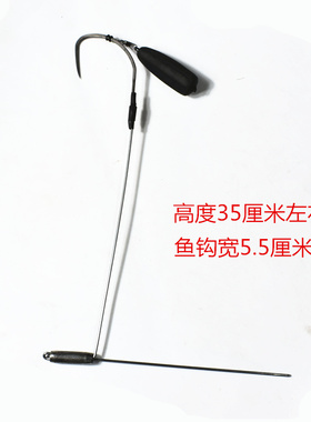 可视锚鱼一体钩鸡爪钩越南锚钩可视探头专用特大号双钩锚鱼钩刀锋