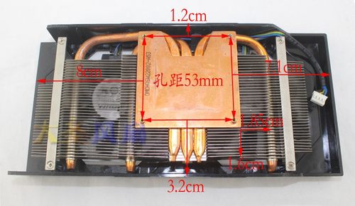 HIS 7850 R7 260X R9 270 470 570 580 3热管纯铜底显卡散热器
