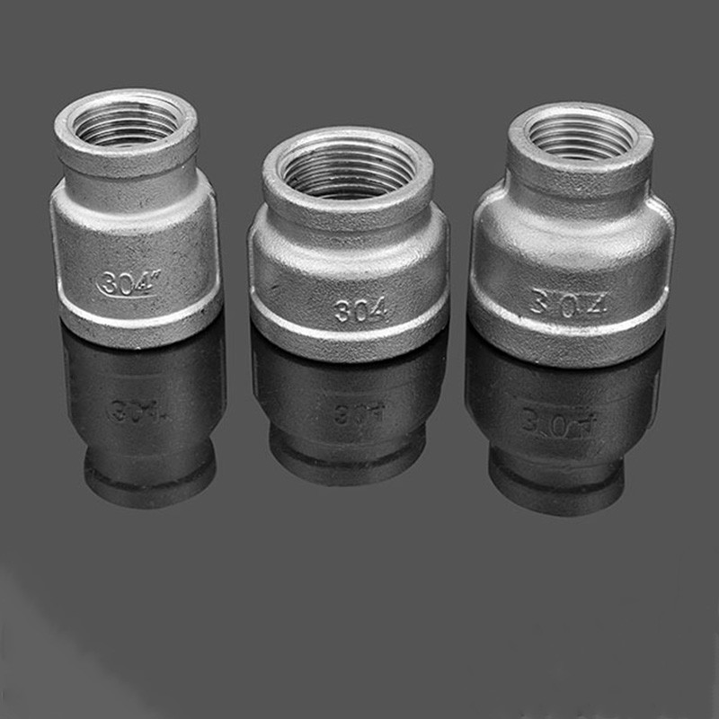 304不锈钢大小头/不锈钢内螺纹异径大小头/管箍内丝1寸2寸3寸4寸