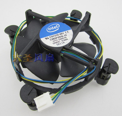 Intel英特尔E97378-001 LGA1155/1156 CPU风扇  台达与NIDEC生产