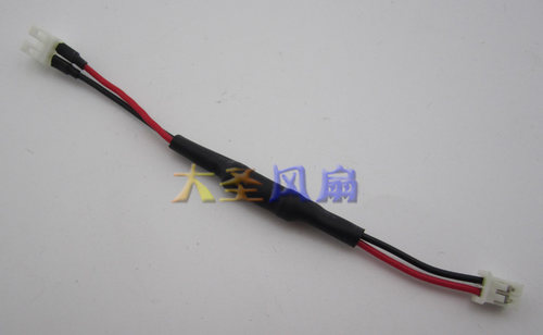 显卡2.0 2PIN降速线2针2P插头降速线