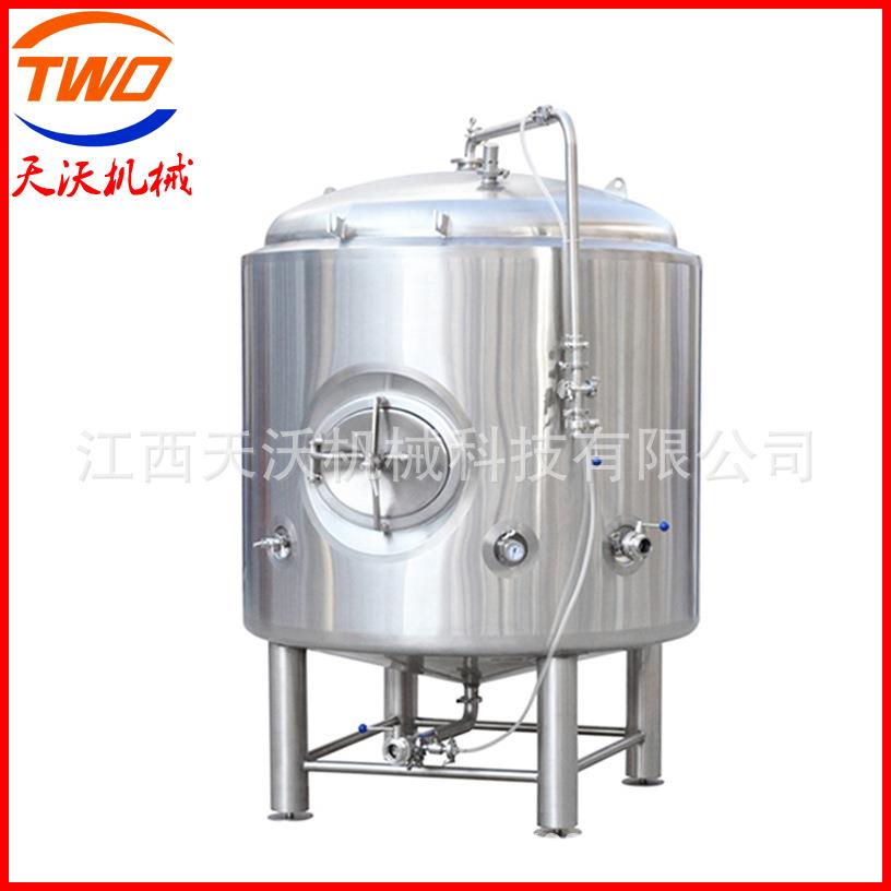 TWO发酵罐乙二醇发酵罐304不锈钢啤酒发酵设备啤酒清酒罐易清洗