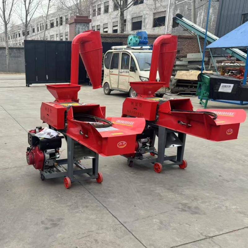 养殖饲料揉丝粉碎机高产量3.8吨麸皮粮食秸秆粉碎揉丝一体机