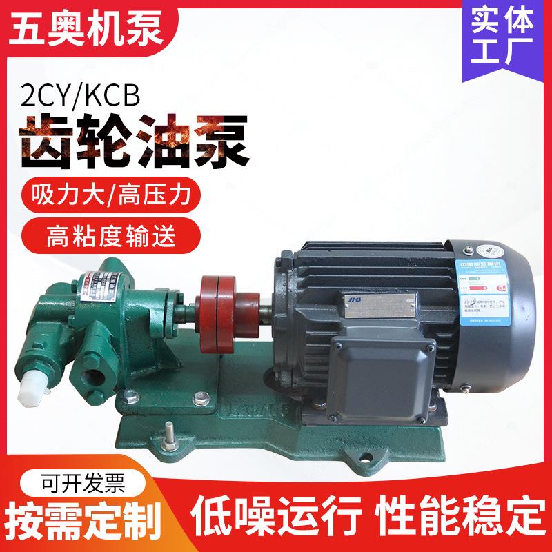 卧式2CY/KCB型不锈钢自吸齿轮泵高粘度防爆铜叶轮油泵沥青泵