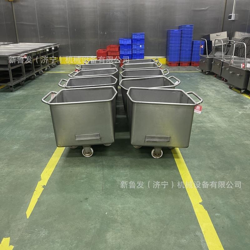 304食品级不锈钢料车周转小料车肉制品推车200升不锈钢料车