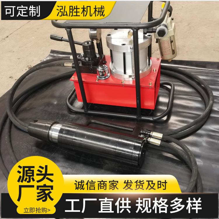 MQ18-200气动锚索张拉机具重量轻价格优厂家直供气动退锚器千斤顶