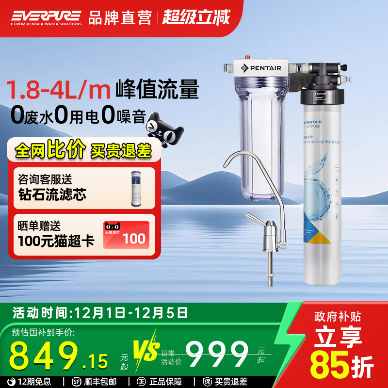 爱惠浦直饮净水器EF-900PPlus