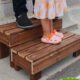 增高垫脚台防腐实木踩脚凳户外阳台踏步台阶厨房增高垫脚板搁脚架