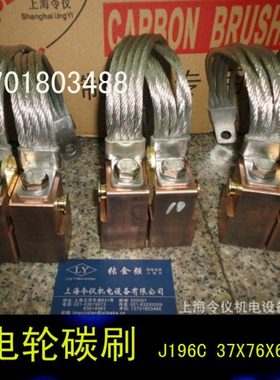 上海令仪导电轮碳刷 J196C 37X76X64MM 集电轮电刷（电厂 钢厂）